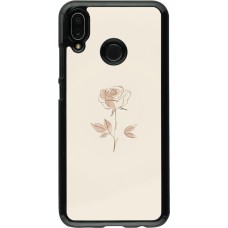 Huawei P20 Lite Case Hülle - Rosa Sand Minimalistisch