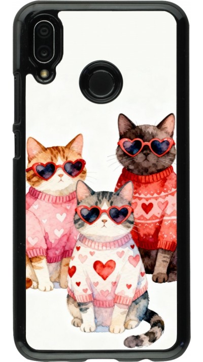 Coque Huawei P20 Lite - Saint Valentines Day 26 Cat Love