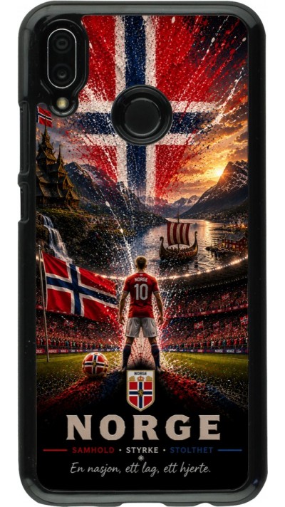 Coque Huawei P20 Lite - Football Norvège splash 2026