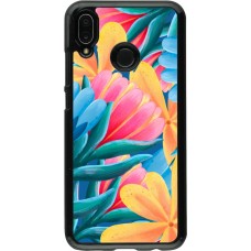 Huawei P20 Lite Case Hülle - Spring 23 colorful flowers