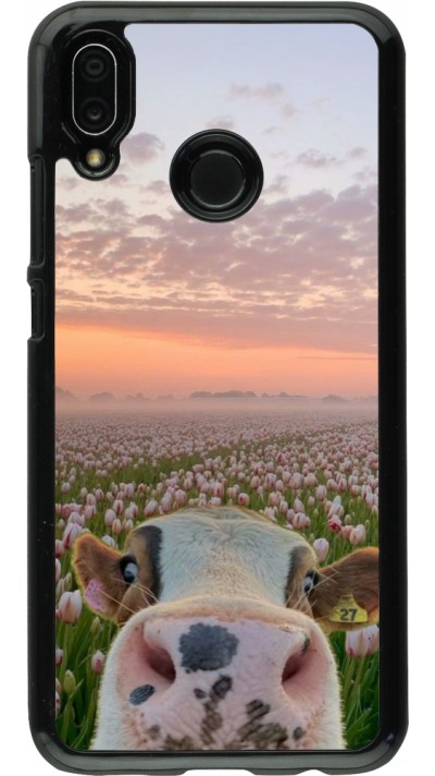 Coque Huawei P20 Lite - Cow with tulips 2026