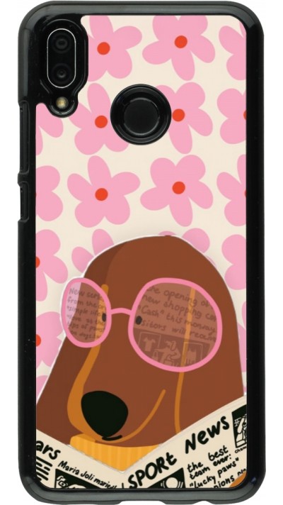 Coque Huawei P20 Lite - Dog with newspaper 2026