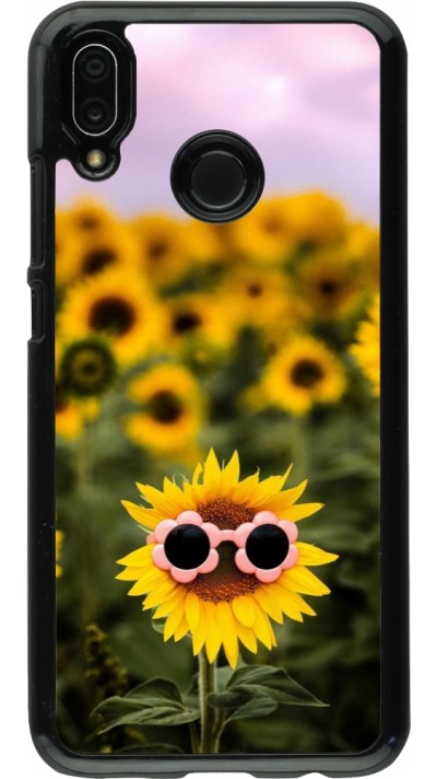 Coque Huawei P20 Lite - Sunflower with glasses 2026