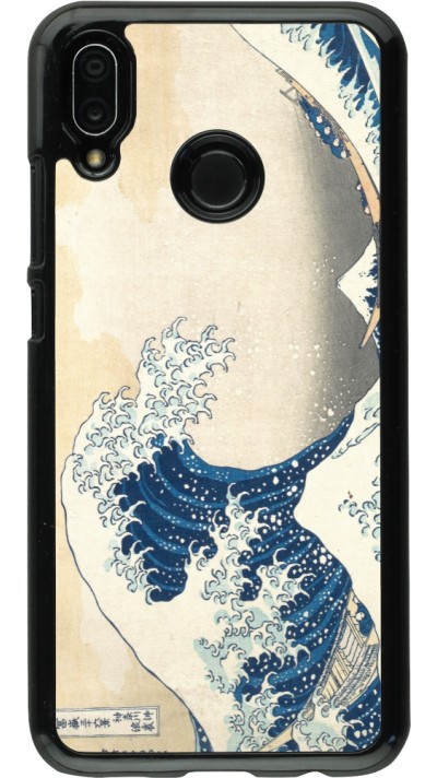 Coque Huawei P20 Lite - Tableau art - La Grande Vague de Kanagawa - Hokusai