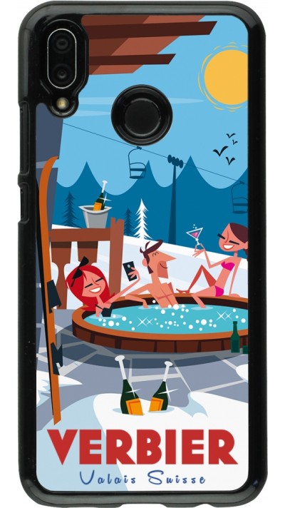 Coque Huawei P20 Lite - Verbier Mountain Jacuzzi