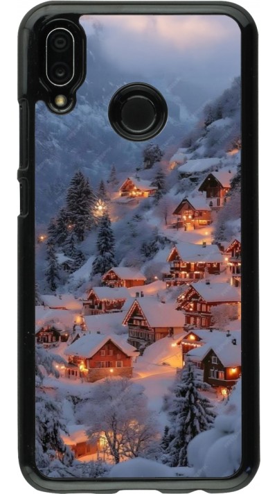 Coque Huawei P20 Lite - Winter 25 Winter snowy village