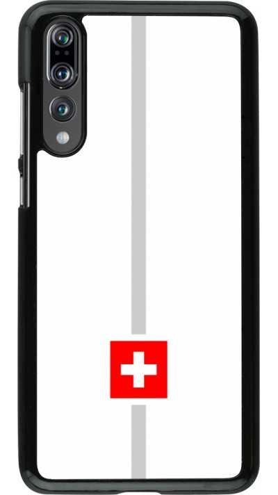 Coque Huawei P20 Pro - Canton CH blanc