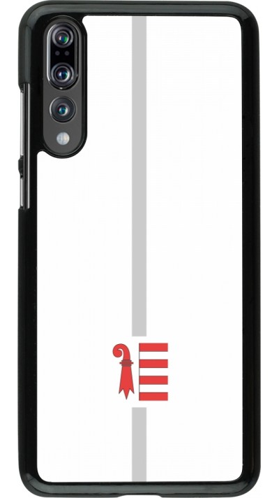 Coque Huawei P20 Pro - Canton JU blanc