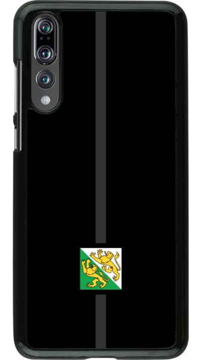Coque Huawei P20 Pro - Canton TG noir