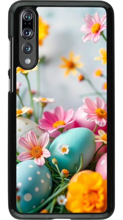 Coque Huawei P20 Pro - Easter 2026 Eggs with flowers