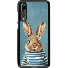Coque Huawei P20 Pro - Easter 2026 Rabbit navy