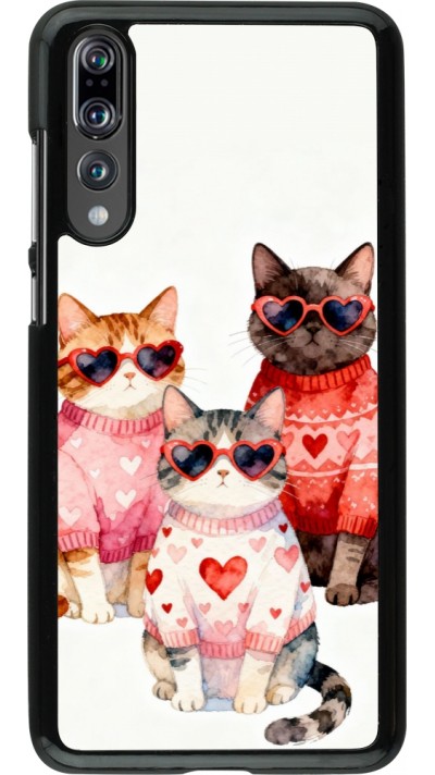 Coque Huawei P20 Pro - Saint Valentines Day 26 Cat Love
