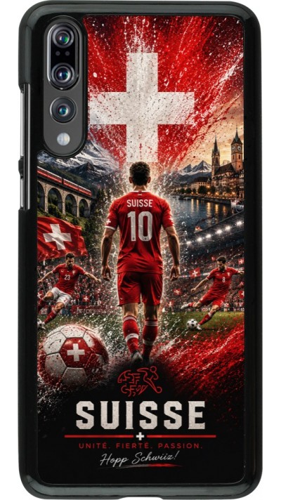 Coque Huawei P20 Pro - Football Suisse splash 2026