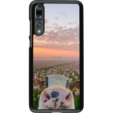 Coque Huawei P20 Pro - Cow with tulips Spring 2026