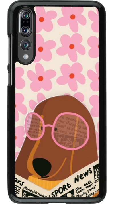 Huawei P20 Pro Case Hülle - Dog with newspaper Spring 2026