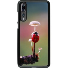 Coque Huawei P20 Pro - Ladybird on a mushroom Spring 2026