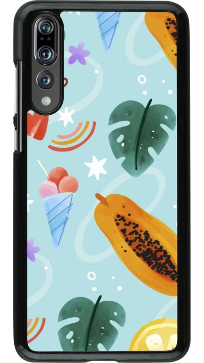 Coque Huawei P20 Pro - Summer 2025 Pattern papaya
