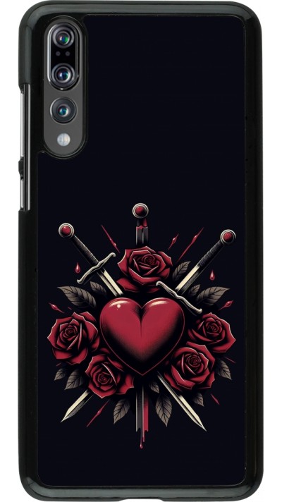 Coque Huawei P20 Pro - Valentine 2024 gothic love