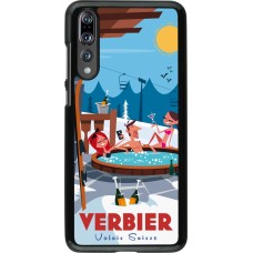Coque Huawei P20 Pro - Verbier Mountain Jacuzzi