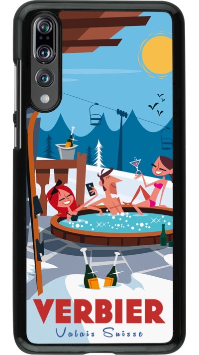 Coque Huawei P20 Pro - Verbier Mountain Jacuzzi