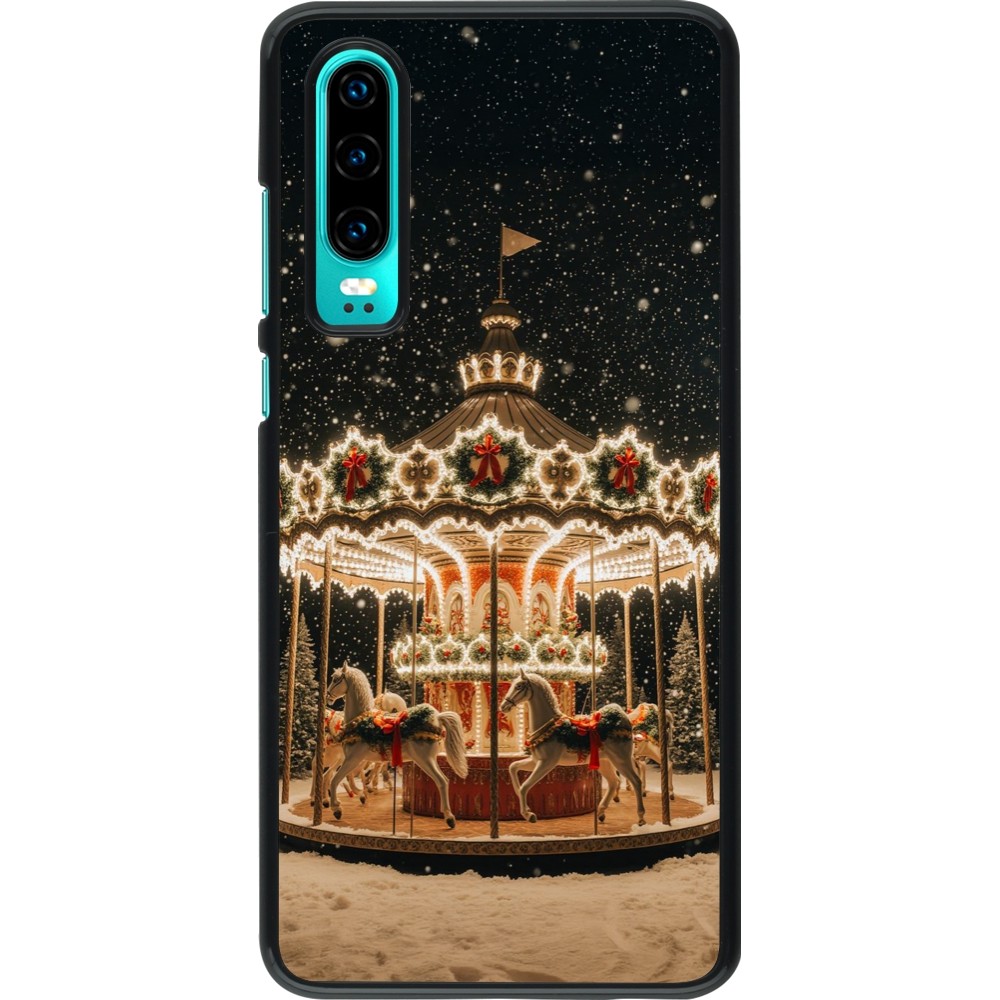 Coque Huawei P30 - Christmas 25 Carousel