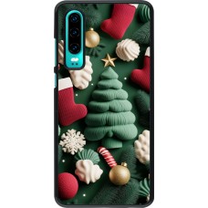 Coque Huawei P30 - Christmas 25 Christmas textiles
