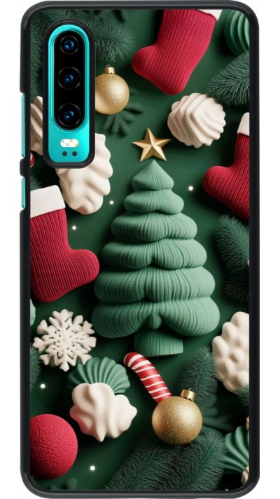 Coque Huawei P30 - Christmas 25 Christmas textiles
