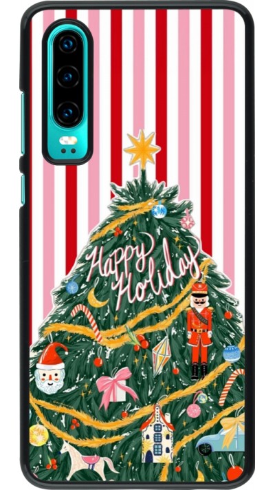 Coque Huawei P30 - Christmas 25 Happy Holiday