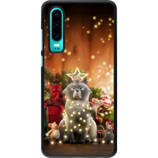 Coque Huawei P30 - Christmas 25 Xmas Cat