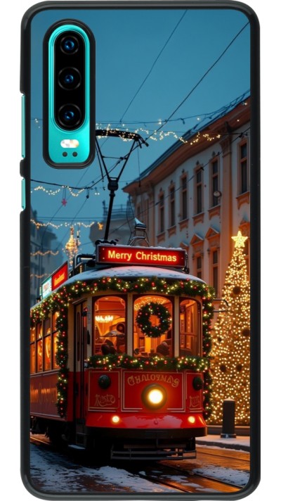 Coque Huawei P30 - Christmas 25 Xmas Train