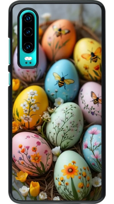 Coque Huawei P30 - Easter 2026 Eggs with bees