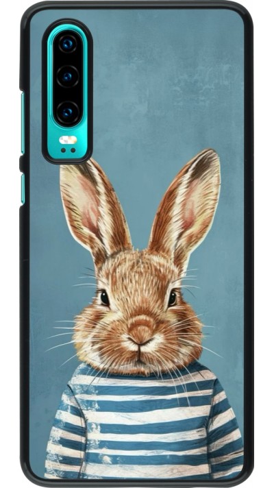 Coque Huawei P30 - Easter 2026 Rabbit navy