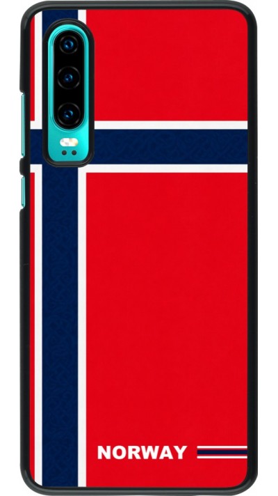 Coque Huawei P30 - Maillot de football Norvège 2026 personnalisable