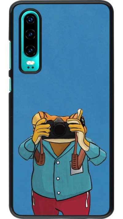 Coque Huawei P30 - Frog with camera DTMF
