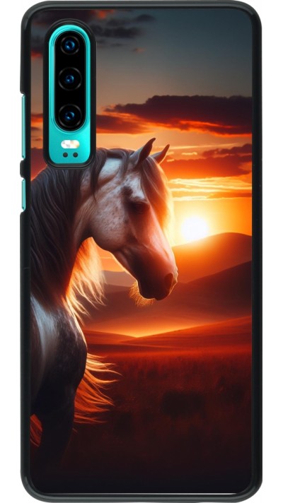 Coque Huawei P30 - Majestic Sunset Horse