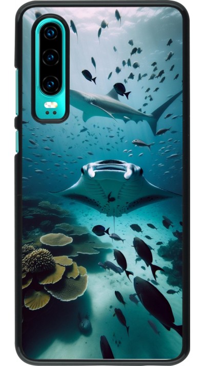 Coque Huawei P30 - Manta Lagon Nettoyage