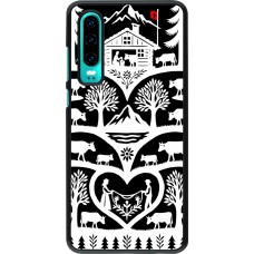 Coque Huawei P30 - Poya Suisse 2 noir