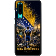 Coque Huawei P30 - Football Bosnie-Herzégovine splash 2026