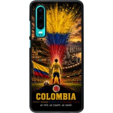 Coque Huawei P30 - Football Colombie splash 2026