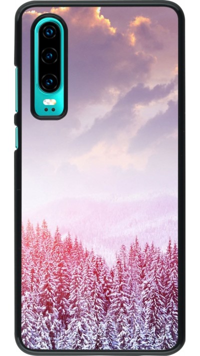 Coque Huawei P30 - Winter 22 Pink Forest