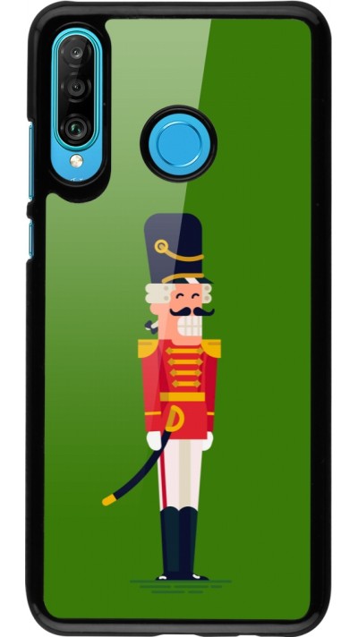 Coque Huawei P30 Lite - Christmas 25 Nutcracker Green