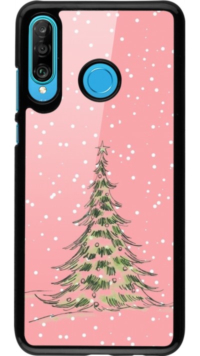 Coque Huawei P30 Lite - Christmas 25 Pink Tree