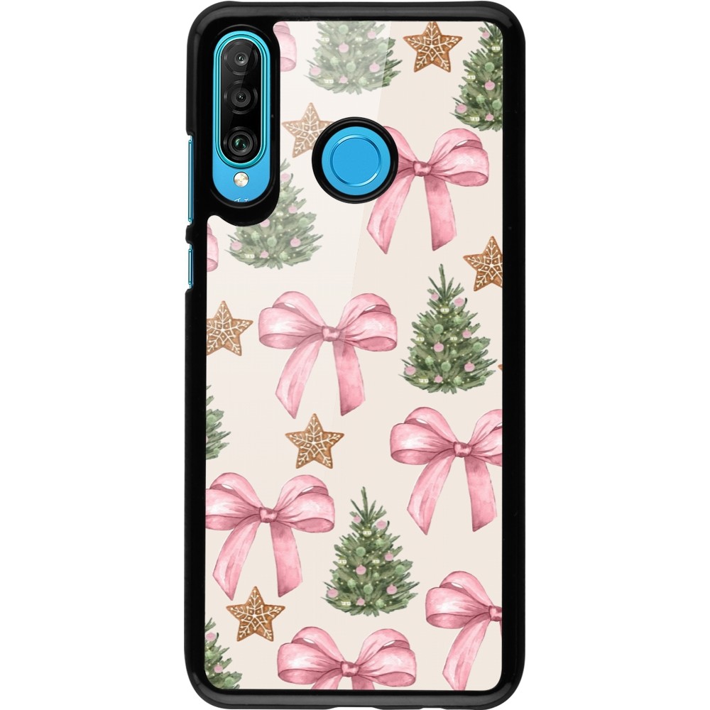 Coque Huawei P30 Lite - Christmas 25 Vintage Ribbons
