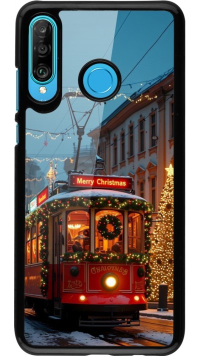 Coque Huawei P30 Lite - Christmas 25 Xmas Train