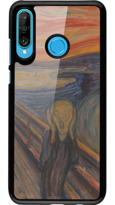 Coque Huawei P30 Lite - Tableau art - Le Cri - Edvard Munch