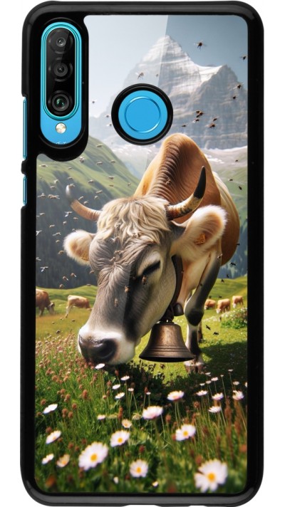 Coque Huawei P30 Lite - Vache montagne Valais