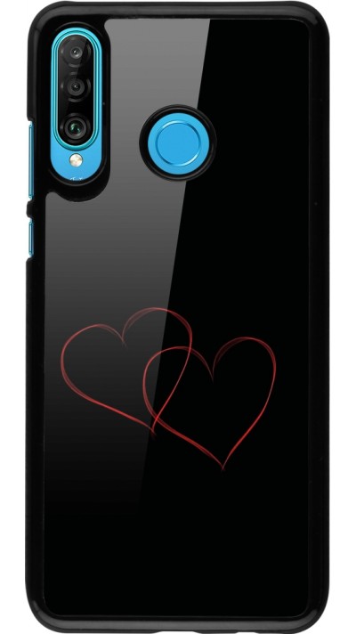 Coque Huawei P30 Lite - Valentine 2023 attached heart
