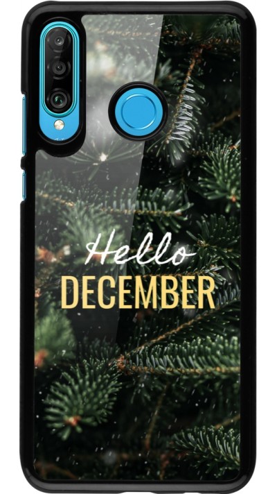 Coque Huawei P30 Lite - Winter 25 Winter hello december