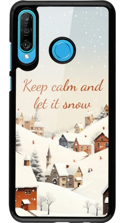 Coque Huawei P30 Lite - Winter 25 Winter Keep calm and let it snow
