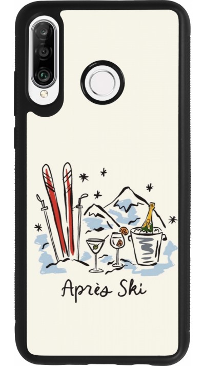 Coque Huawei P30 Lite - Silicone rigide noir After the sky 2026